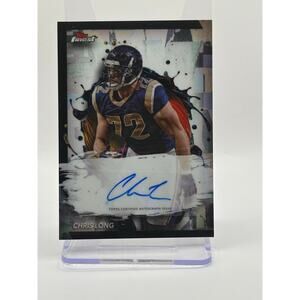 2024 Topps Finest Football Chris Long Auto St Louis Rams Autograph